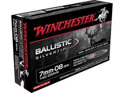 Buy Winchester 7mm-08 140gr Polymer Tip Ballistic Silvertip *20 Rounds in NZ New Zealand.