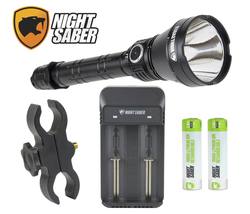 Buy Night Saber Torch Kit: Blitzer Torch, Universal Torch/Scope Mount, Battery Charger & 2x Batteries in NZ New Zealand.
