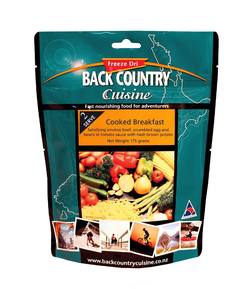Buy Back Country Cuisine Freeze Dri Meal: Cooked Breakfast in NZ New Zealand.