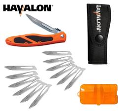 Buy Havalon Folding Knife Piranta-Edge Orange Stainless Set in NZ New Zealand.