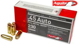 Buy Aguila 45-ACP 230gr FMJ| 50 Rounds in NZ New Zealand.