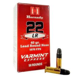 Buy Hornady 22 Varmint Express Subsonic 40gr Lead Round Nose 50 Rounds in NZ New Zealand.